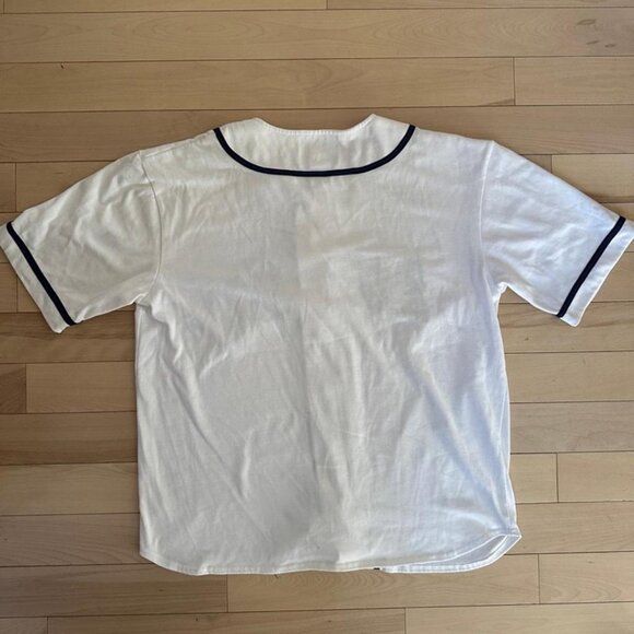 Vintage Pepsi Baseball Jersey – White & Blue Logo – Size L/XL - Picture 8 of 8